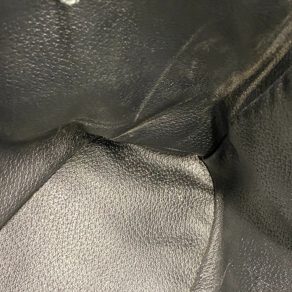 CELINE Circle Logo Macadam Handbag, Black - Picture 15 of 15